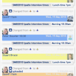 Activity Stream in Milestone Planner