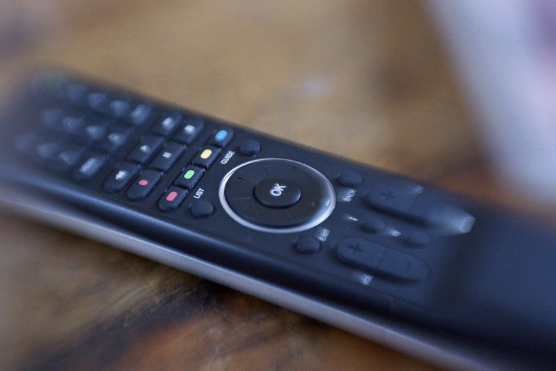 Remote control with an OK button